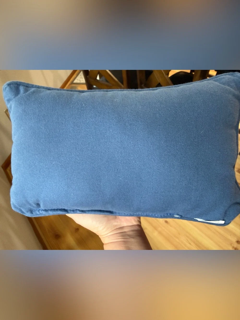 Christmas Believe Santa Sleigh Reindeer Tapestry Lumbar Throw Pillow